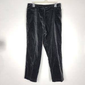 Vintage LAUREN Ralph Lauren Dark Brown Velvet Velour Dress Pant Trousers